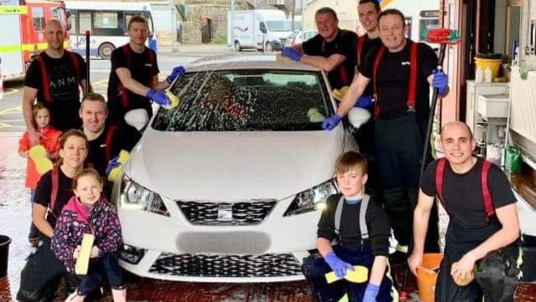 Newton Abbot firefighters pledge to get your car shining today for